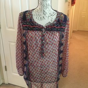 Lucky Brand Sheer Top